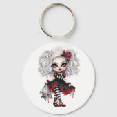 かわいい女の子のハロウィンデザインコレクション 7 キーホルダー (裏面)