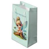 かわいい女の子のパーティー妖精カスタマイズ スモールペーパーバッグ (裏面アングル)