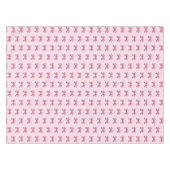 かわいい女の子のピンクのサテンエステティックなリボン柄 テーブルクロス (正面(横))