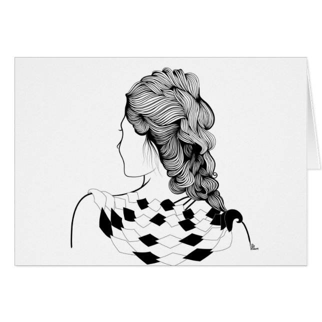 かわいい女の子のヘアスタイル (正面横)