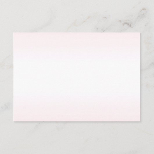 かわいい女の子のベビークマパイロットピンク飛行機の美しい エンクロージャーカード (裏面)