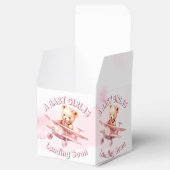 かわいい女の子のベビークマパイロットピンク飛行機の美しい フェイバーボックス (オープン)