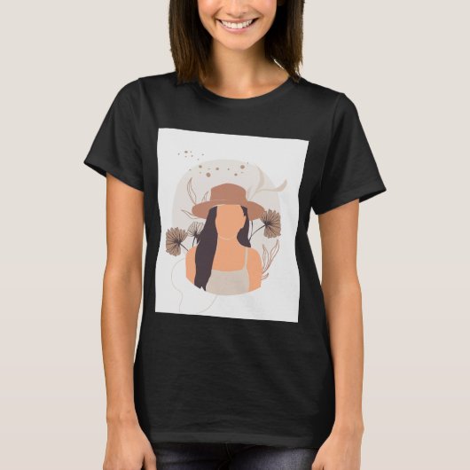 かわいい女の子の写真 Tシャツ (正面)