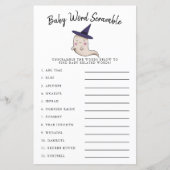 かわいい女の子の幽霊ベビー単語スクランブルゲーム (正面)