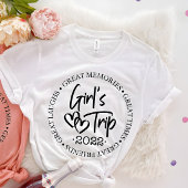 かわいい女の子の旅行バケーションベスティスマッチングバカイ Tシャツ