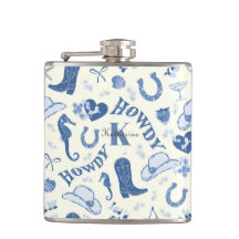 かわいい女の子の海岸カウガールネームモノグラム