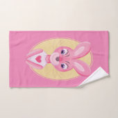 かわいい女の子の漫画 バスタオルセット (ハンドタオル)