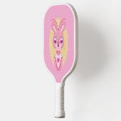 かわいい女の子の漫画 ピックルボールラケット (左)