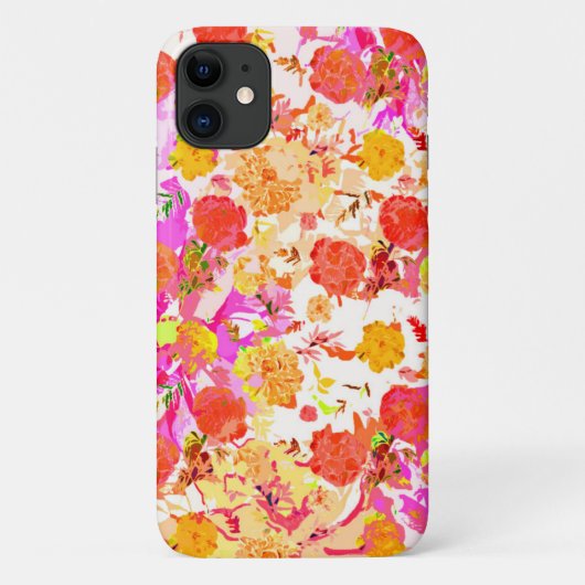 かわいい女の子の花模様 Case-Mate iPhoneケース (裏面)