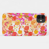 かわいい女の子の花模様 Case-Mate iPhoneケース (裏面(横))