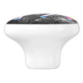 かわいい女の子の部屋の装飾ユニコーンセラミックノブ セラミックノブ (側面)