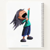 かわいい女の子の音楽 ノートブック (裏面)