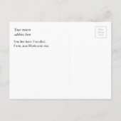 かわいい女の子のSleepoverのパーティの招待状 インビテーションポストカード (裏面)