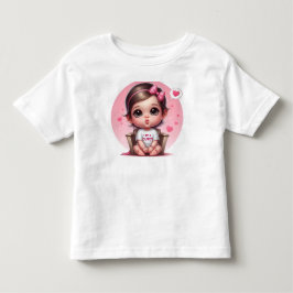 かわいい女の子のTシャツ トドラーTシャツ