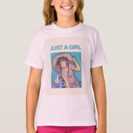 かわいい女の子のTシャツ Tシャツ