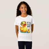 かわいい女の子はアヒルが大好き Tシャツ (正面フル)