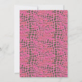 かわいい女の子は虫パーティの招待状 招待状 (裏面)