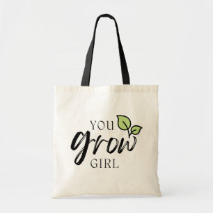 かわいい女の子を育てる植物愛好家 トートバッグ