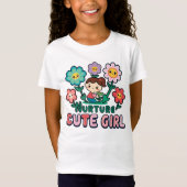 かわいい女の子を育てる Tシャツ (正面)