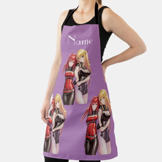 かわいい女の子アニメサンダー_Cove エプロン (インサイチュ)