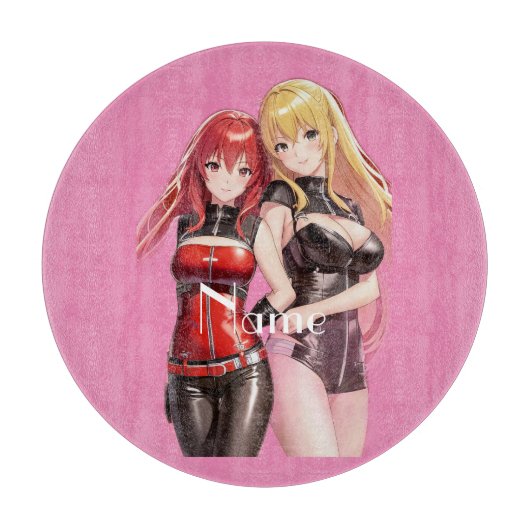 かわいい女の子アニメサンダー_Cove カッティングボード (正面)