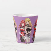 かわいい女の子アニメサンダー_Cove カフェラテマグ (正面)