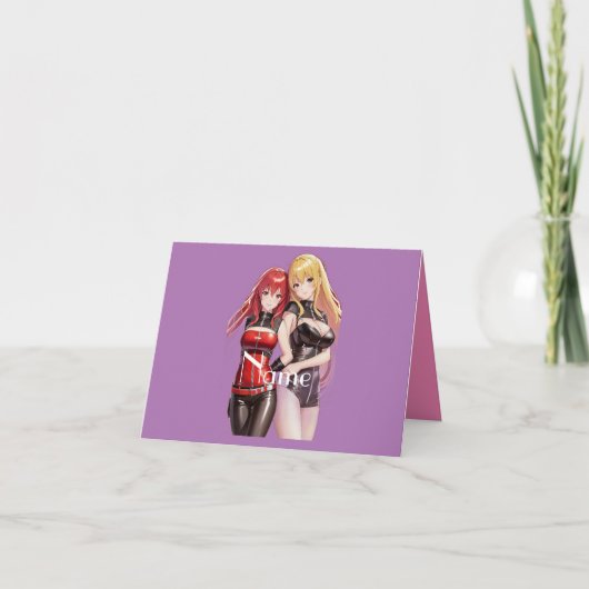 かわいい女の子アニメサンダー_Cove カード (正面)