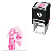 かわいい女の子アニメサンダー_Cove セルフインキングスタンプ (インサイチュ)