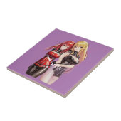 かわいい女の子アニメサンダー_Cove タイル (側面)