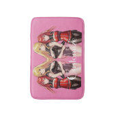 かわいい女の子アニメサンダー_Cove バスマット (正面縦)