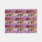 かわいい女の子アニメサンダー_Cove フリースブランケット (正面(横))