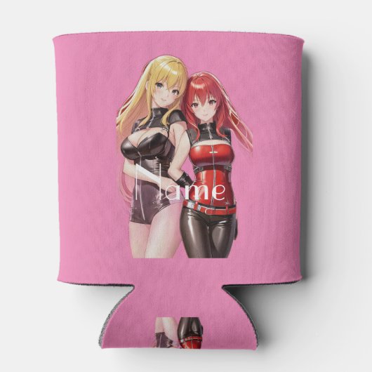 かわいい女の子アニメサンダー_Cove 缶クーラー (裏面)