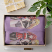 かわいい女の子アニメサンダー_Cove 薄葉紙 (ギフト)