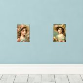 「かわいい女の子アート」 (ウッドフロア)