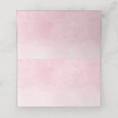 かわいい女の子エレファントピンクバルーン赤ちゃんシャワー プレイスカード (内部開封)