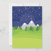 かわいい女の子グランプ誕生日パーティーの招待状 招待状 (裏面)