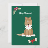 かわいい女の子コリードッグカスタマイズ シーズンカード (正面)