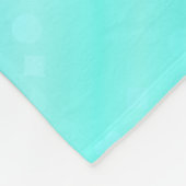 かわいい女の子サッカーパーソナライズされた フリースブランケット (角)