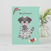 かわいい女の子シーズー(犬)Tzu Dogカスタマイズ シーズンカード (スタンド正面)