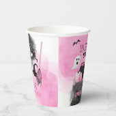 かわいい女の子スポオクタキュラーハロウィーン誕生日パーティー 紙コップ (右)