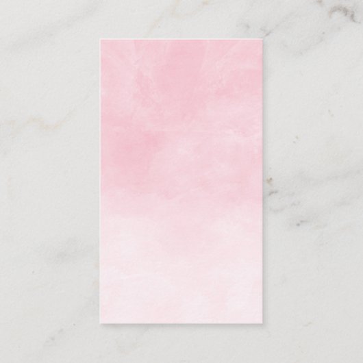 かわいい女の子ゾウ赤ちゃんシャワーおむつラッフル エンクロージャーカード (裏面)