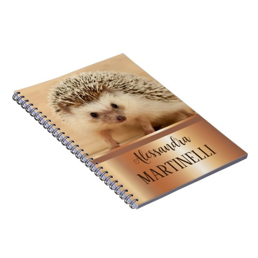 かわいい女の子ハリネズミ学校 ノートブック (右側)