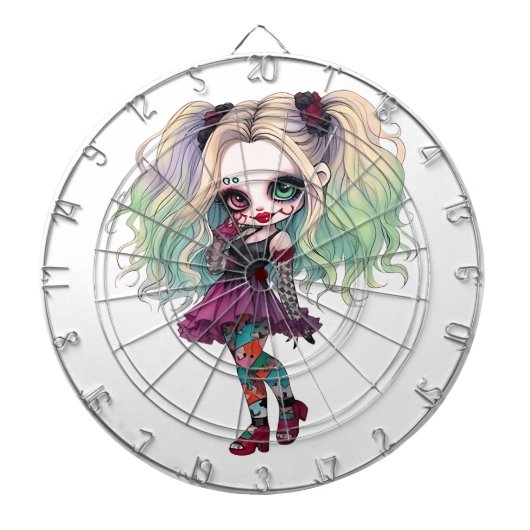 かわいい女の子ハロウィーンデザインコレクション13 ダーツボード (正面)