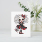 かわいい女の子ハロウィーンデザインコレクション7 シーズンポストカード (スタンド正面)