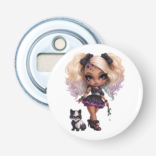 かわいい女の子ハロウィーンデザインコレクション8 栓抜き (正面)