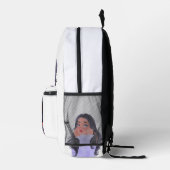 かわいい女の子バッグ プリントバックパック (右)