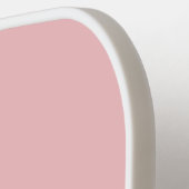 かわいい女の子ピンクハッピーラマ子の名前おもしろい動物 ピックルボールラケット (左詳細)