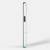 かわいい女の子フクロウはミントグリーン Case-Mate iPhoneケース (裏面 / 右)