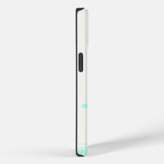 かわいい女の子フクロウはミントグリーン Case-Mate iPhoneケース (裏面 / 右)