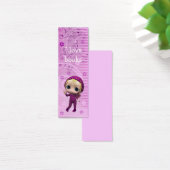 かわいい女の子ブックマークデザイン (デスク)